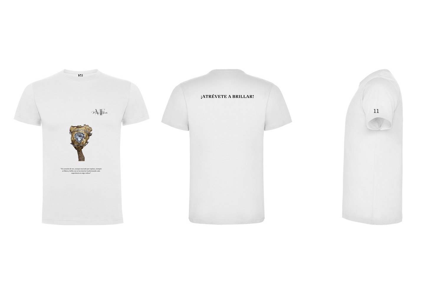 Camiseta "Corazón Real"