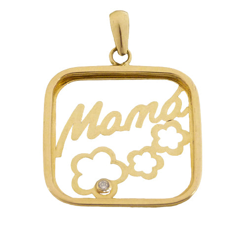 CIONDOLO MAMMA QUADRATO Codice 750GR-4467