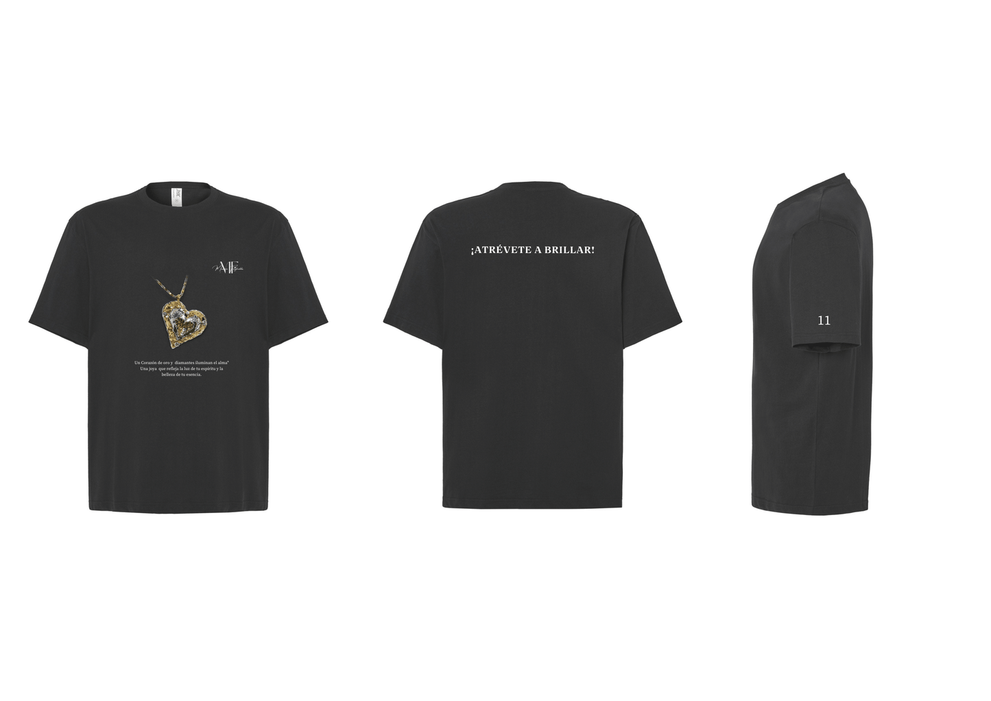 Camiseta "Corazón y Alma"