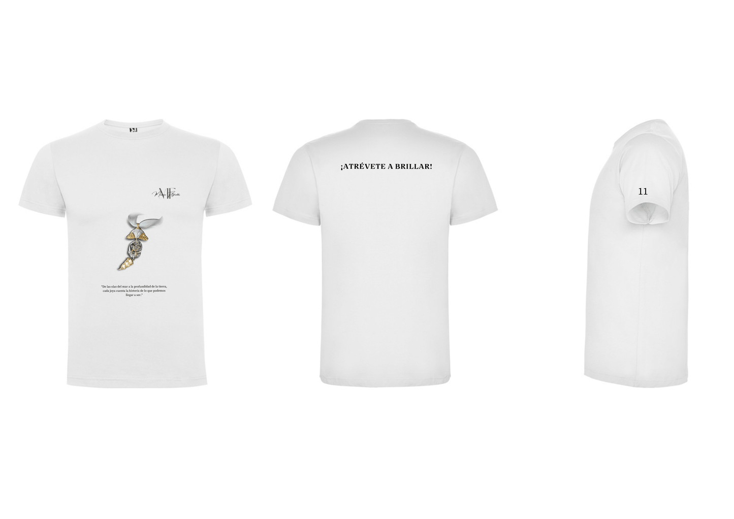 Camiseta "Collar Olas del mar"
