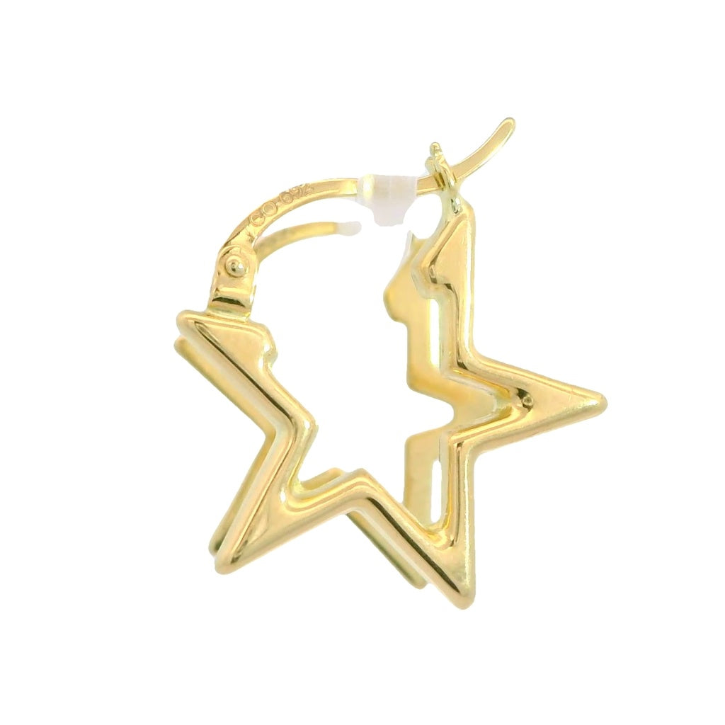 PENDIENTES AROS  ESTRELLA Cod. 750GR-00048