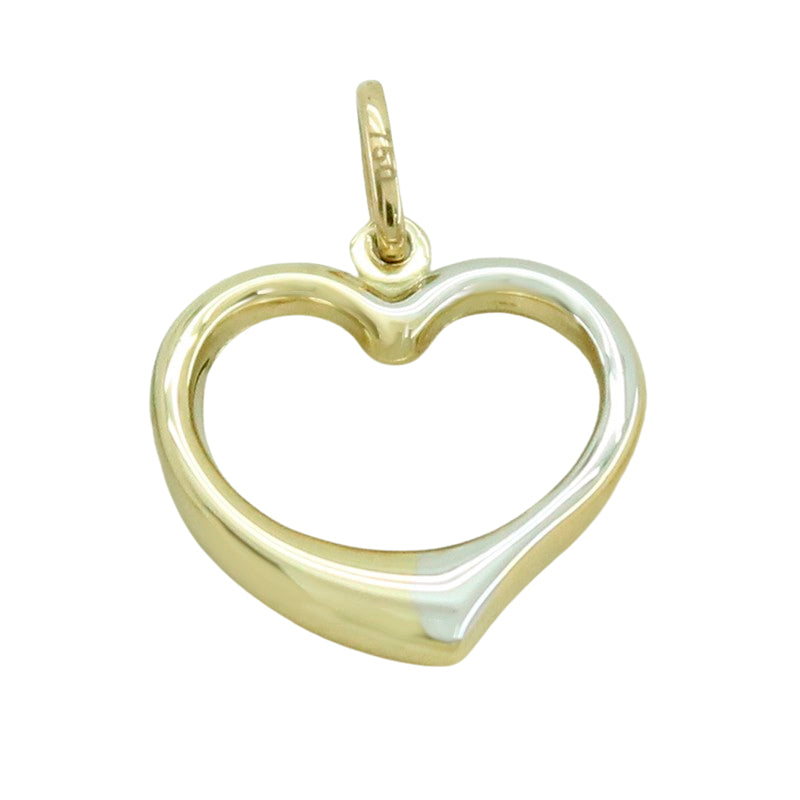 COLGANTE CORAZÓN BICOLOR  Cod. 750GR-4298