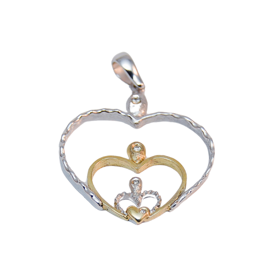 Ciondolo Clan Hug in argento sterling 925 placcato oro giallo 