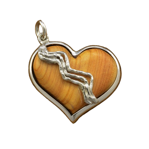 Ciondolo a forma di cuore 