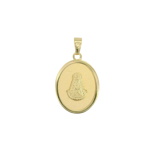 MEDALLA OVALADA VIRGEN DEL ROCIO  Cod. 750GR - 00117
