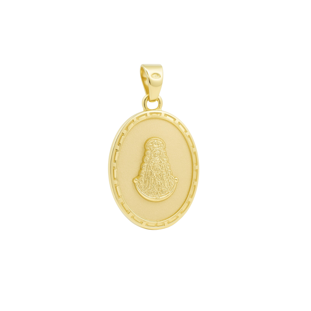 MEDALLA OVALADA VIRGEN DEL ROCIO Cod. 750GR -00118