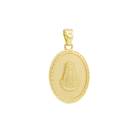 MEDALLA OVALADA VIRGEN DEL ROCIO Cod. 750GR -00118